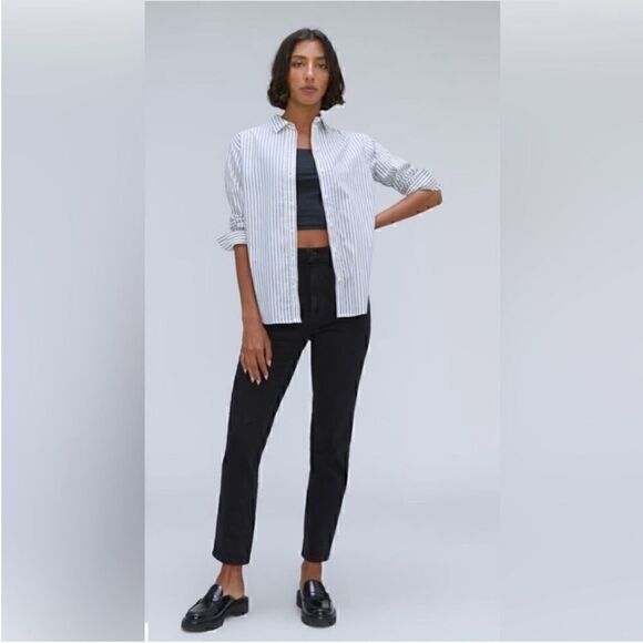 NWT Everlane Organic Cotton The Original Cheeky® Jean in Coal Size 29 Crop - Picture 15 of 16